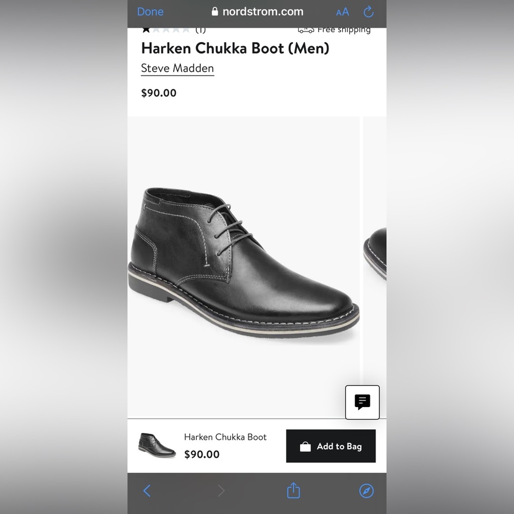 Harken Chukka Boot (Men)
Steve Madden